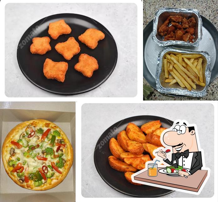 Food at Libra's pizza