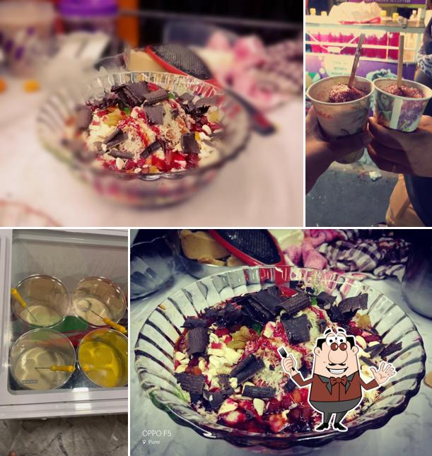 Food at Mansi malai gola BANER