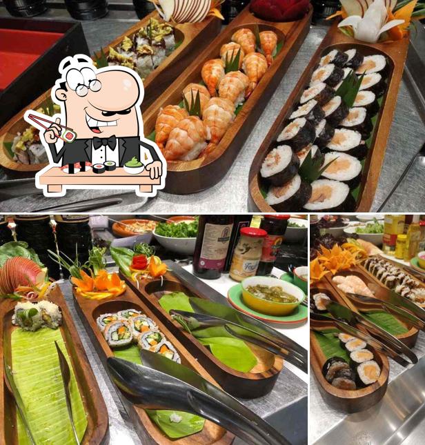 Get various sushi options