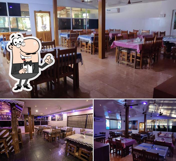 The interior of Sameer Taste Bar & Restaurant