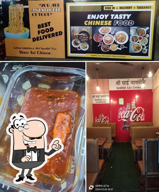 The interior of Shree Sai Chinese
