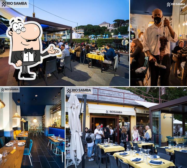 Gli interni di Rio Samba Churrascaria
