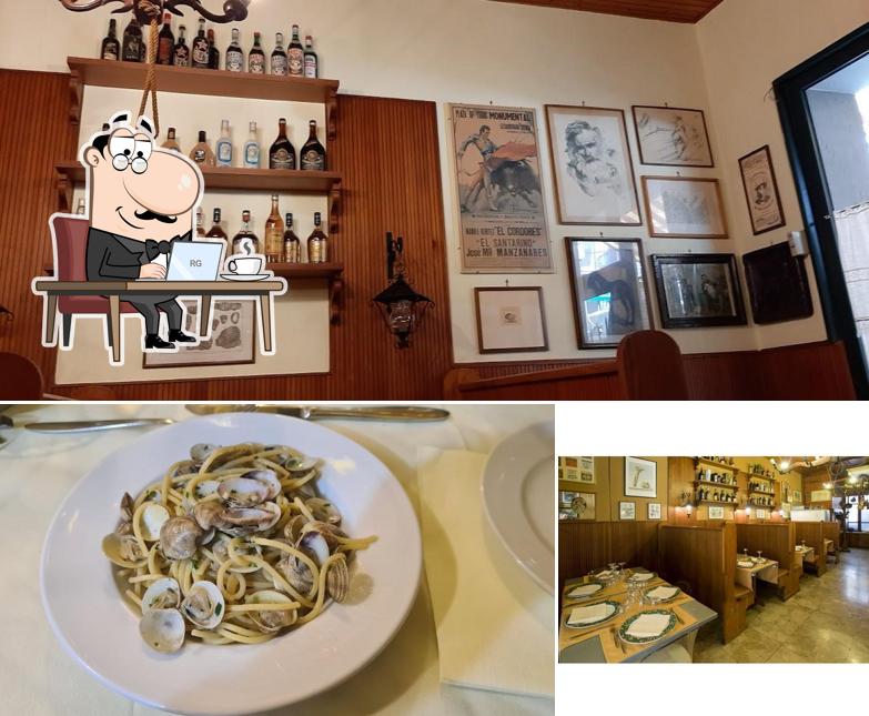 Gli interni di Da Santarino