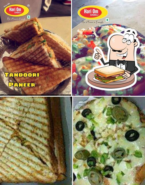 Grilled cheese sandwich at Hari Om Dabeli