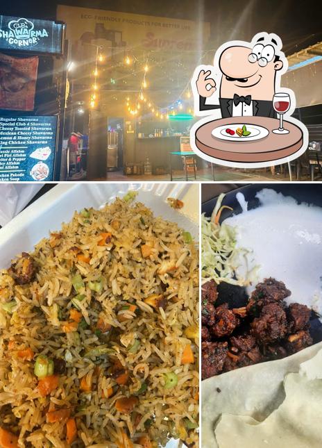The picture of food and interior at CLUB 4 SHAWARMA CORNER, TKM GROUP