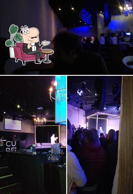 Gli interni di Cube Culinary Culture Club