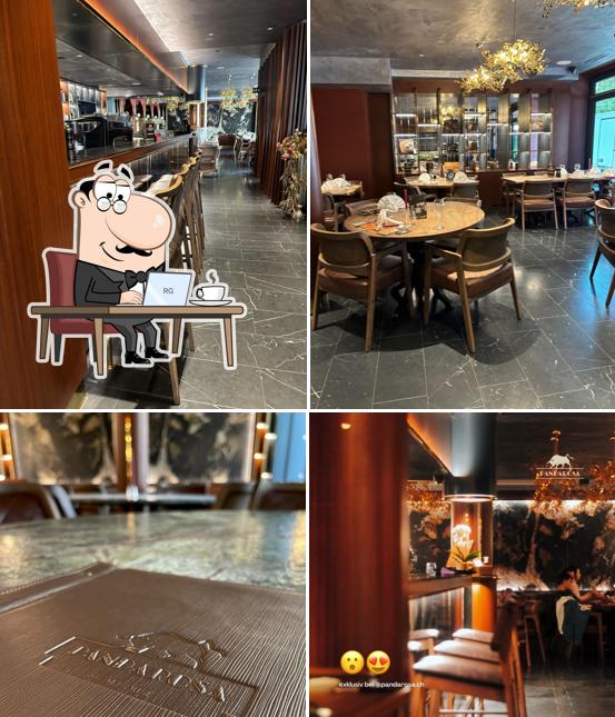 Dai un'occhiata agli interni di Pandarosa Steakhouse