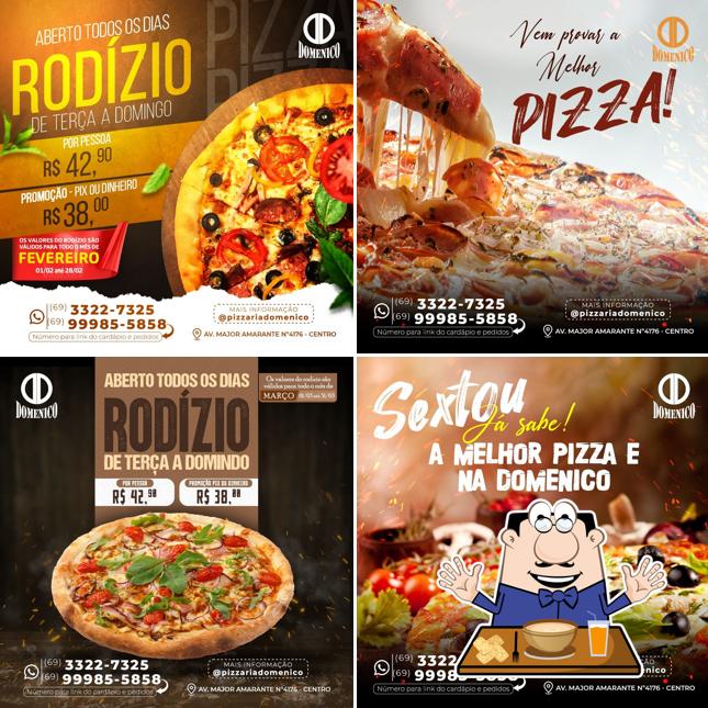 Platos en Pizzaria Domenico Vilhena