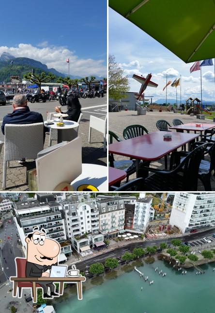 La foto di interni e esterno da Café Bar Amadeus