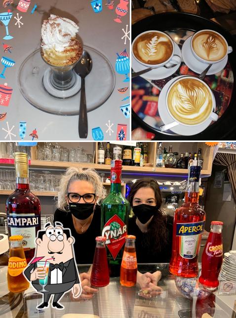 La bevanda e dolce del ristorante
