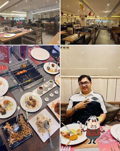 The restaurant's food and interior