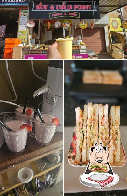 Club sandwich at Hot & cold point