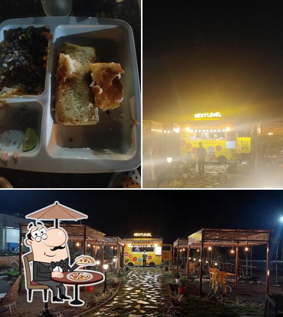 The exterior of Next Level By Radha Foods