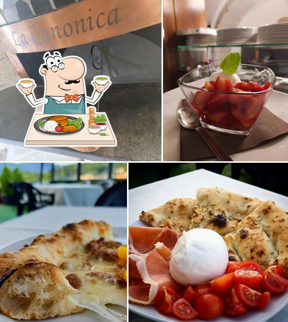 Cibo al Pizzeria la canonica