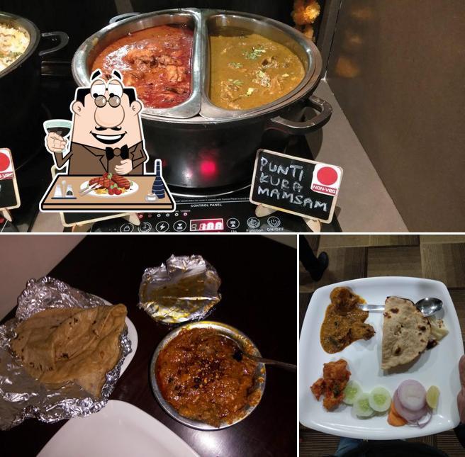 Pick meat dishes at THE CENT HOTEL