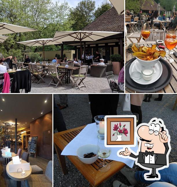 Gli interni di Restaurant Terrasse Schwellenmätteli
