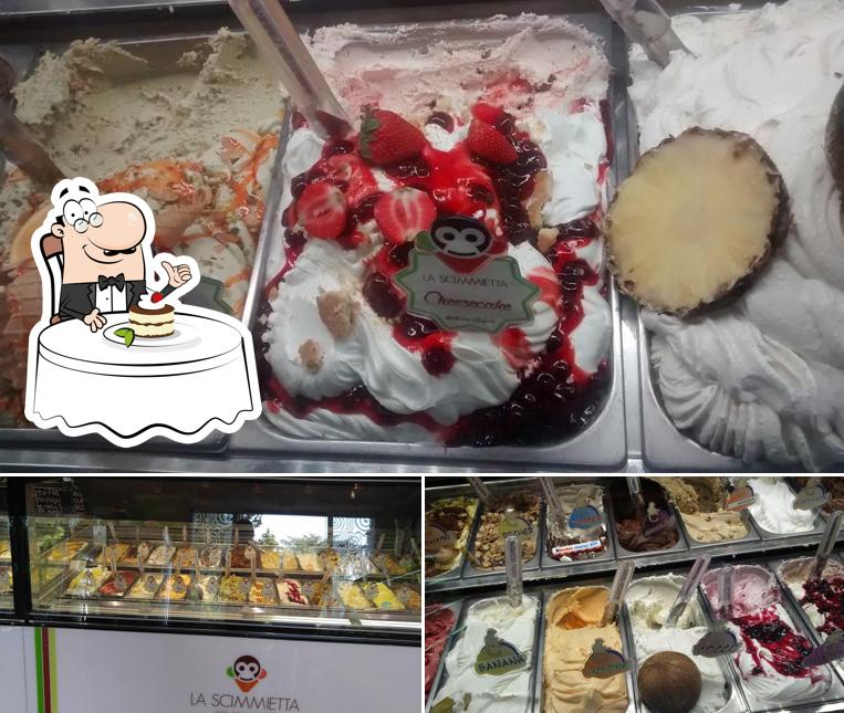 La Scimmietta offre un'ampia gamma di dessert