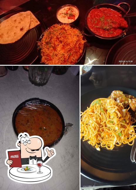 Meals at the hub cafe and restaurant