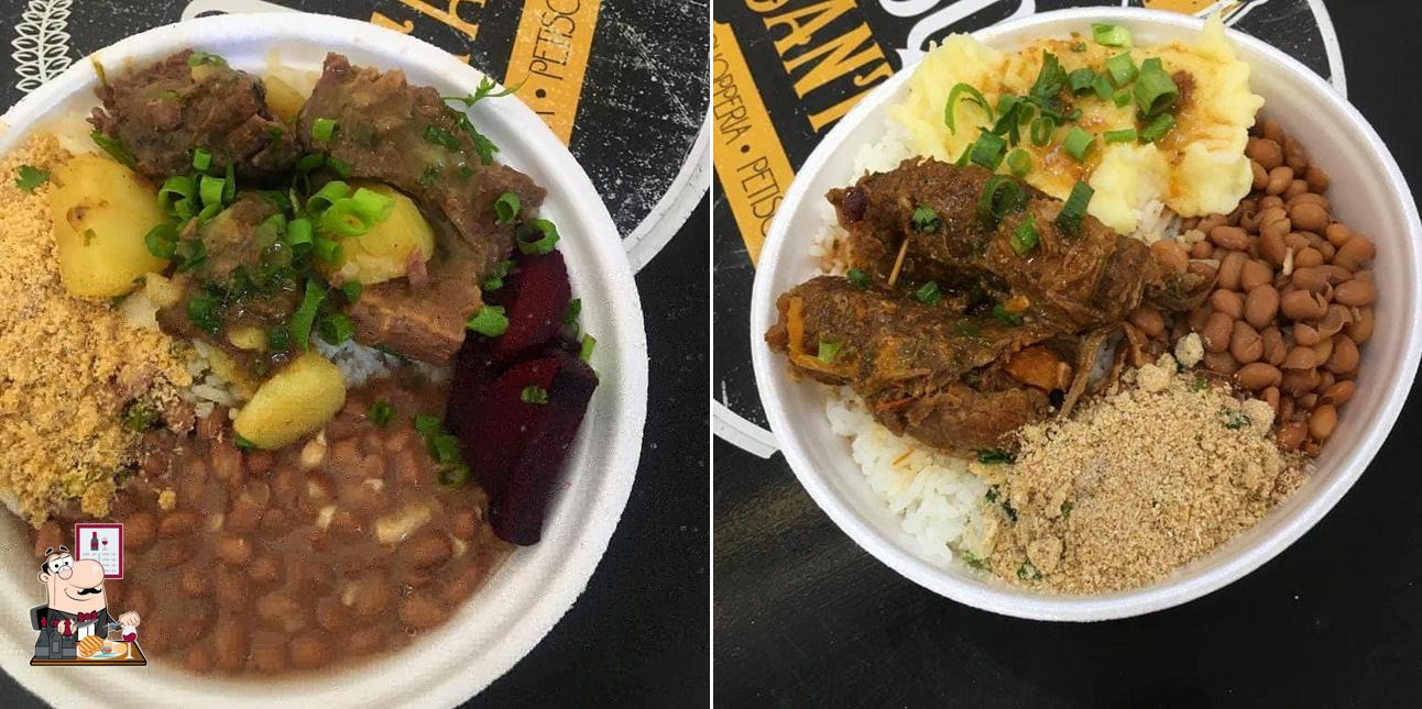 Há uma variedade de pratos para os amantes da carne