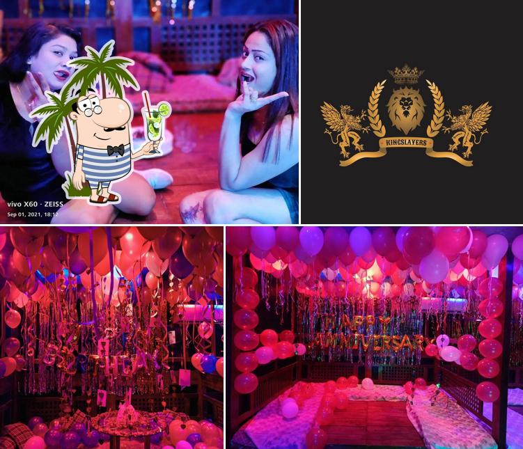 Look at the pic of Kingslayer Family Resturant & Party Spot