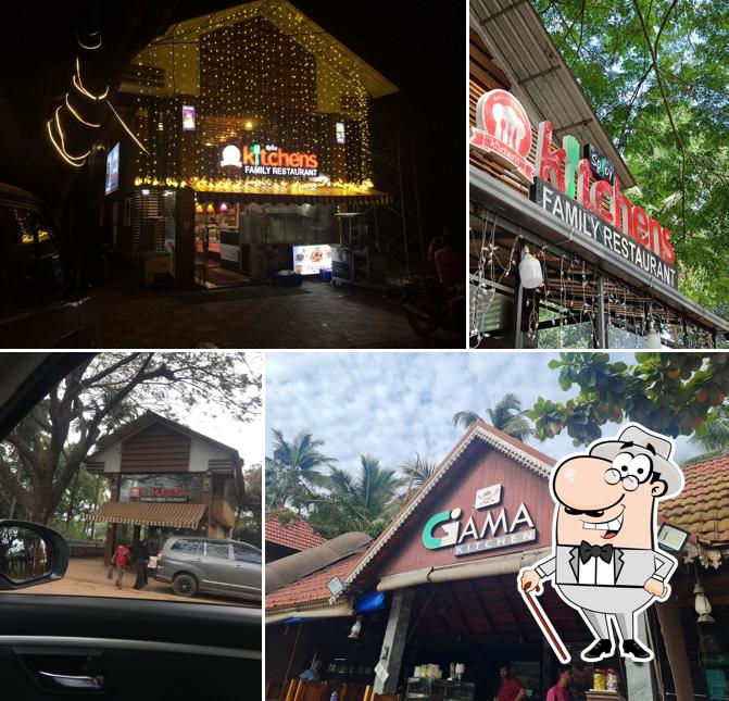 The exterior of Kitchens Family Restaurant