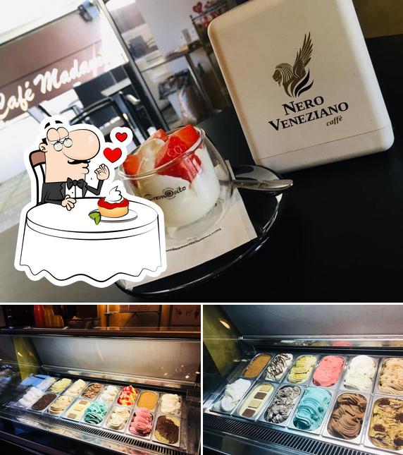 Cafè Madame offre un'ampia selezione di dolci