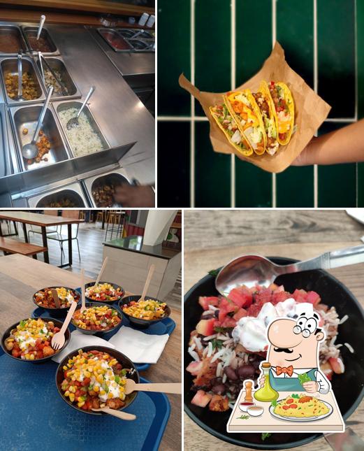 Food at California Burrito Mexican Kitchen @ RMZ Ecospace