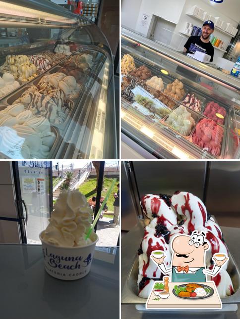 Cibo al LAGUNA BEACH Gelateria Naturale