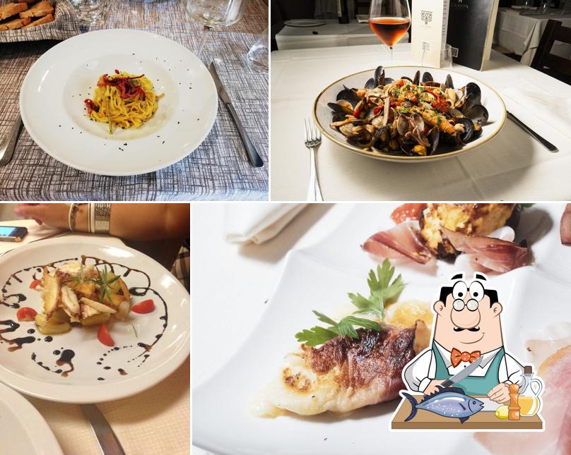 Salmone grigliato al Ristorante La Riffa