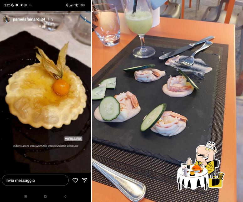 Cibo al RISTORANTE ORMA SARDA