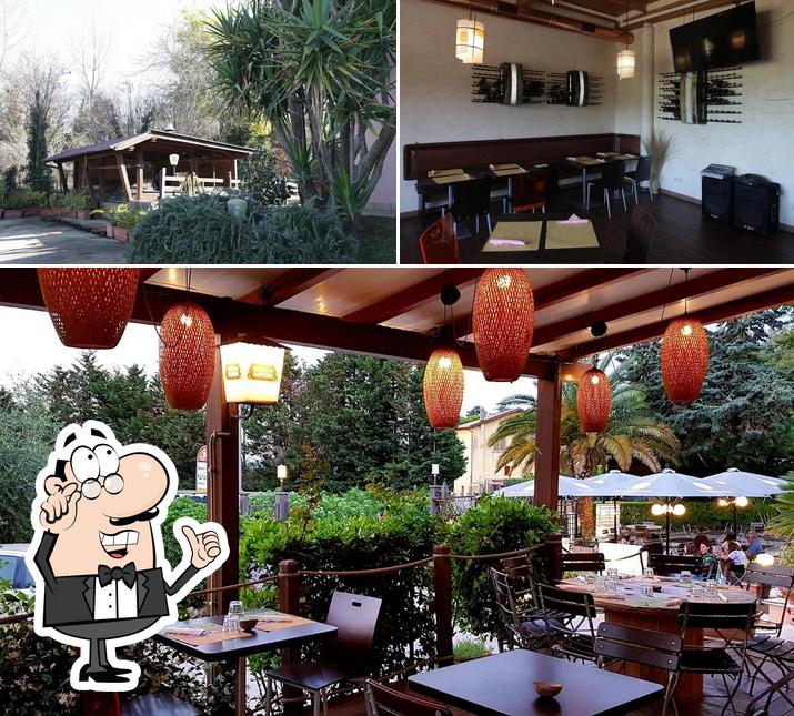 Questa è la immagine che mostra la interni e esterno di Hippodrome Risto Pub