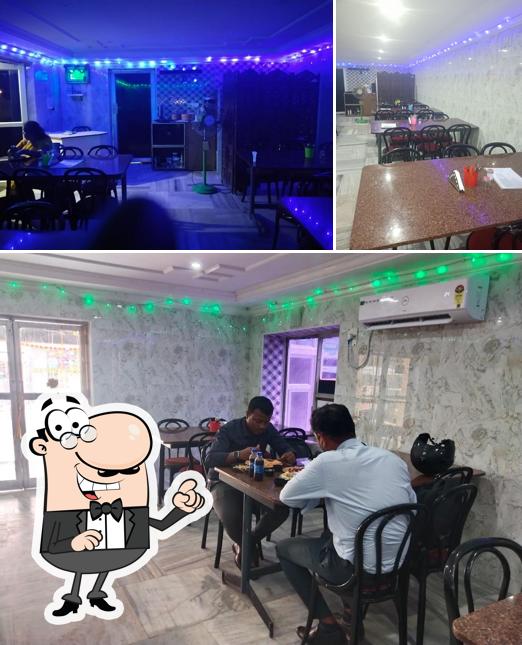 The interior of Roma Italian & Multi Cuisine Restaurant