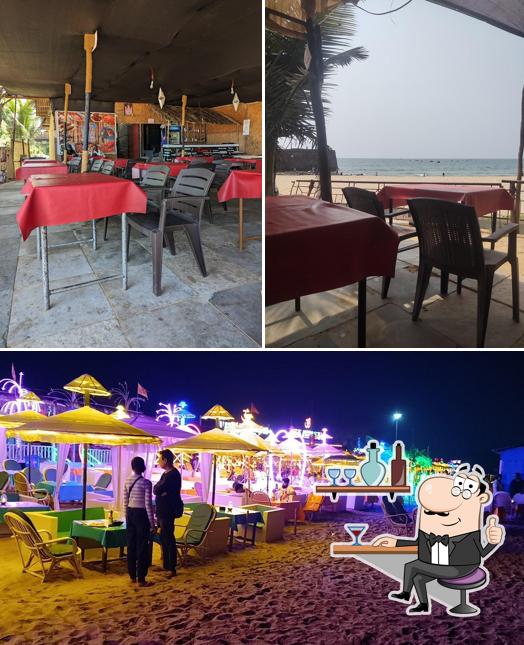 The interior of Tony's Shack