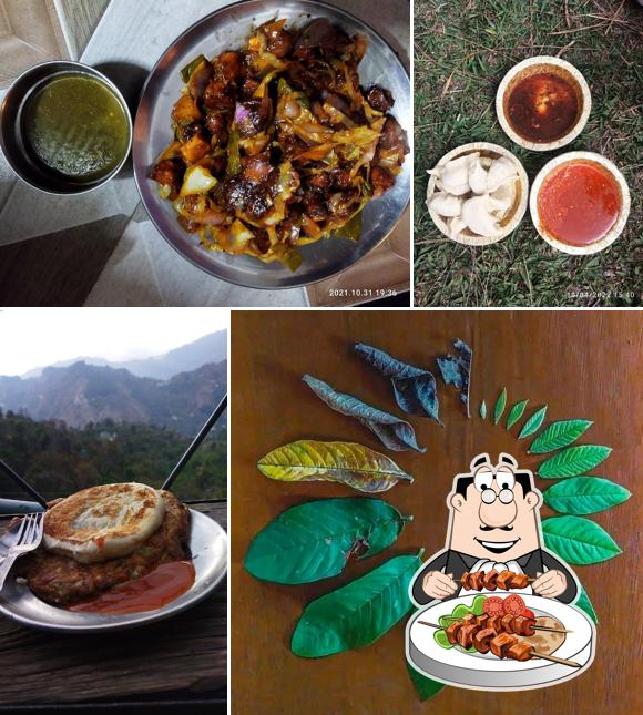 Food at MLThakur's Jalpa Tea Stall