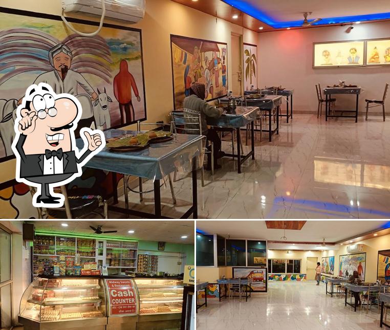 Check out how Midway Baati Chokha Restaurant looks inside