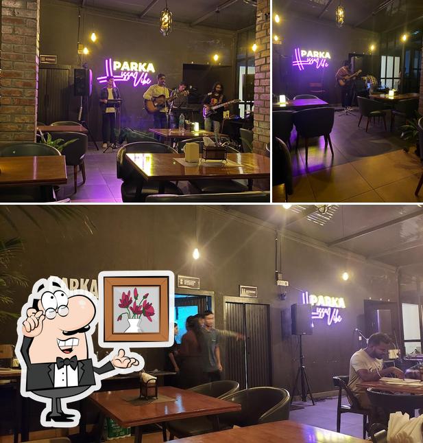 The interior of Parka Restobar