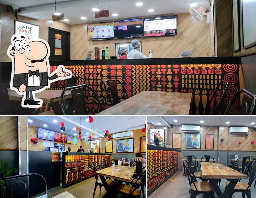 The interior of Chinese Wok