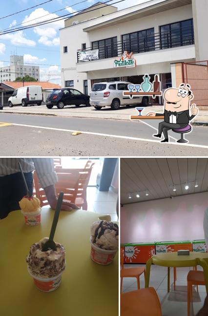 O interior do Frutilatte Sorvetes - Loja 2 (Campos Elíseos)