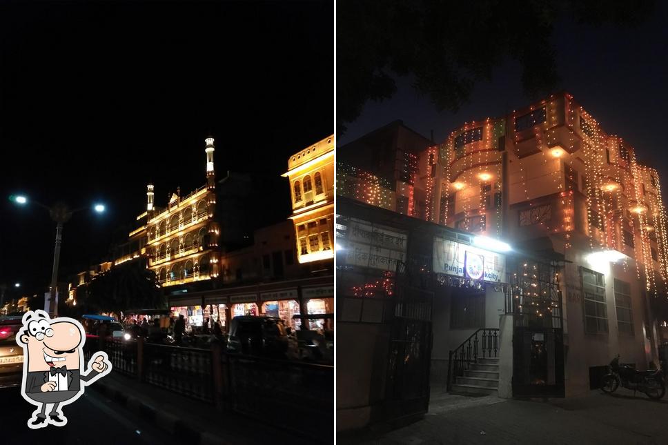 The exterior of Hotel Punjab