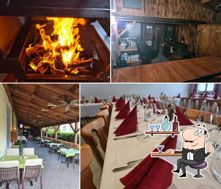 Gli interni di Restaurant Kreuz