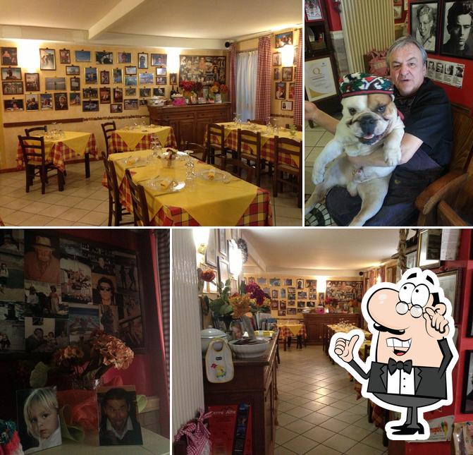 Gli interni di Osteria Gallina Sversa