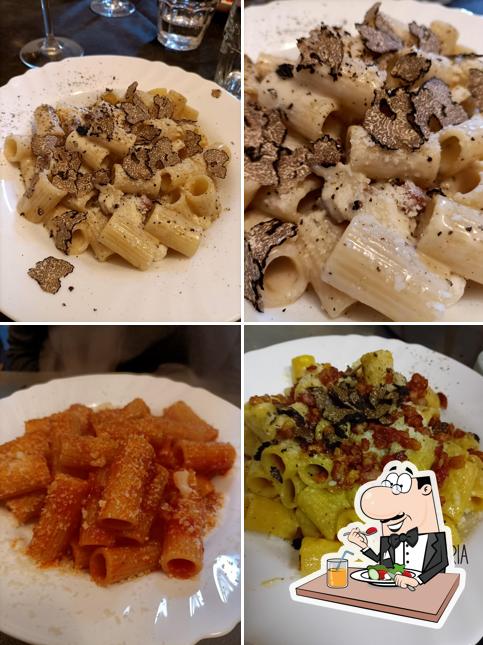 Rigatoni al Osteria del Borgo Calcata