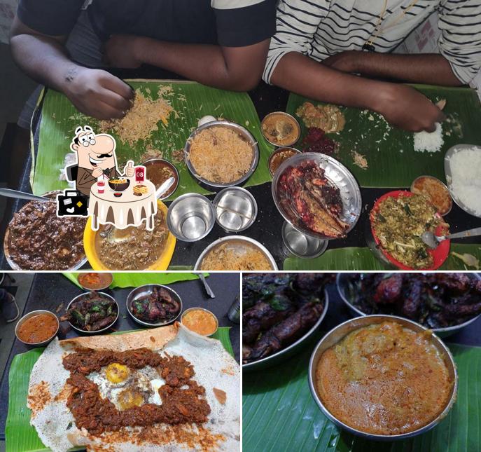 Food at Sri Ganapathy Military Hotel