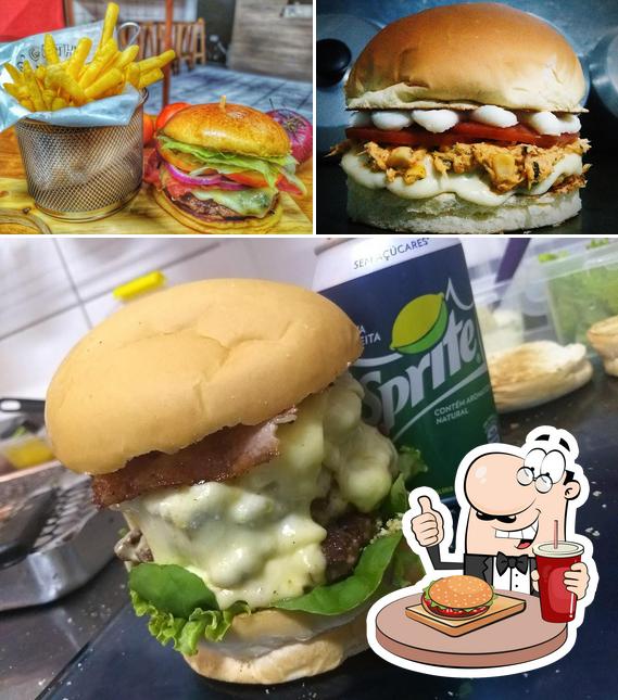 Peça um hambúrguer no Gathu Burguer
