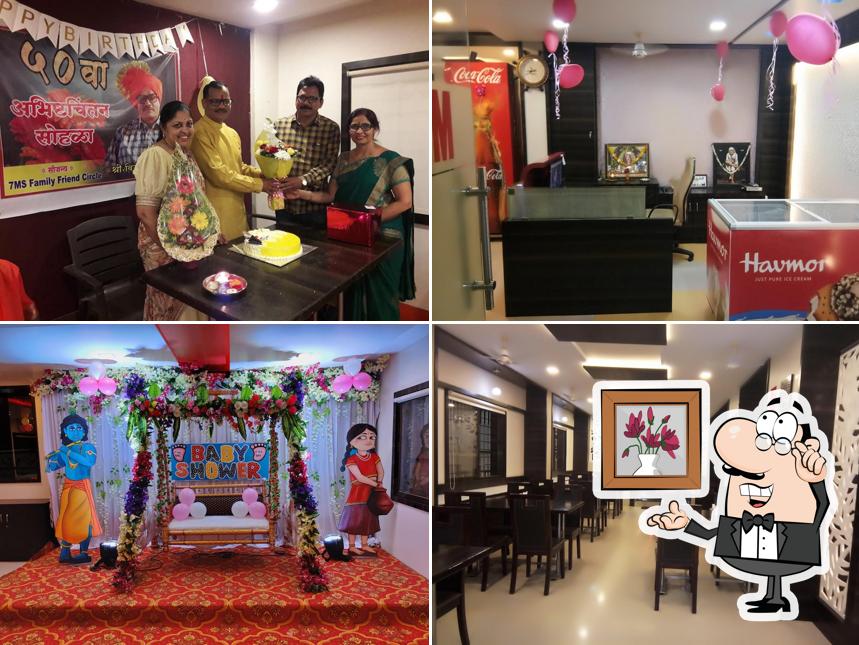 The interior of HOTEL HARI OM PALACE - Restaurant, Party Hall and Catering Service