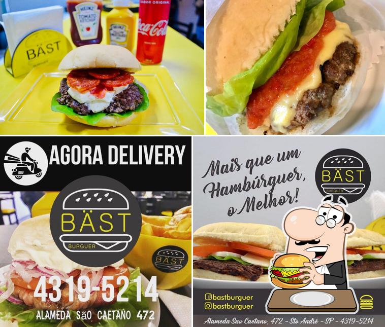 Hambúrguer em Bäst Burguer