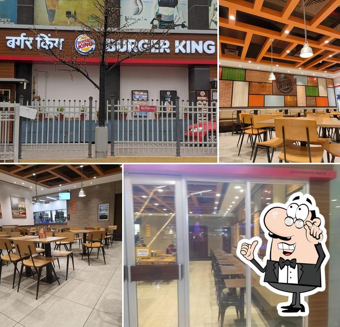 The interior of Burger King