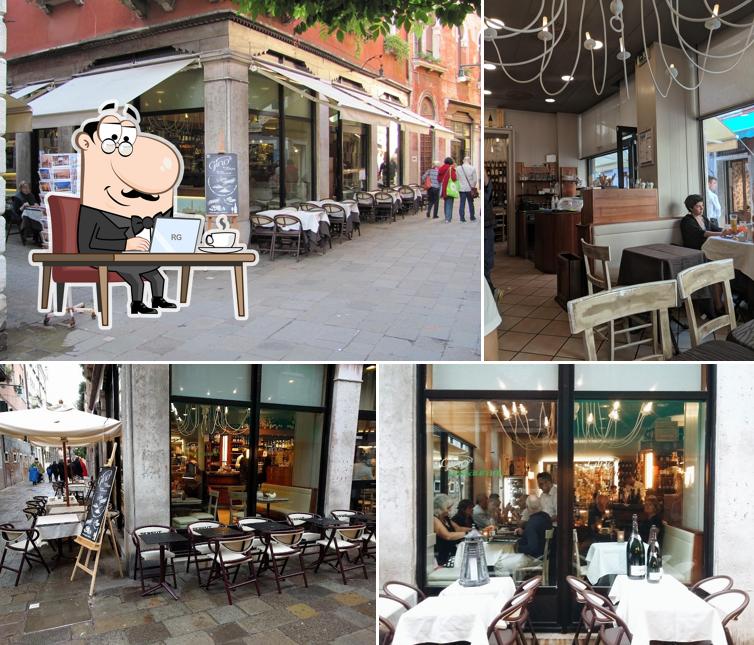 Dai un'occhiata agli interni di Bar da Gino