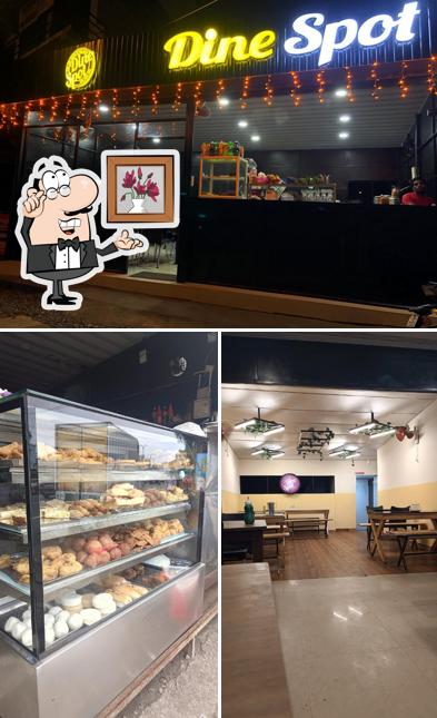 The interior of Dine Spot Restaurant