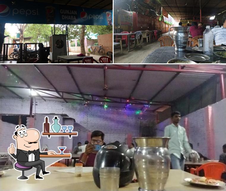 The interior of Gunjan Dhaba